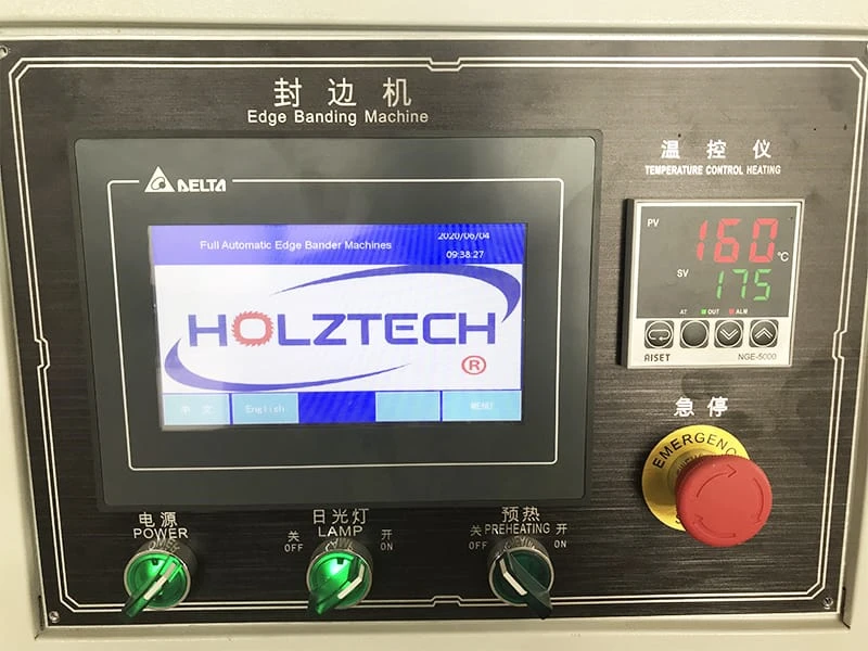 4.With double protections of Delta PLC control system and touch screen control from Taiwan and original Homag driver
