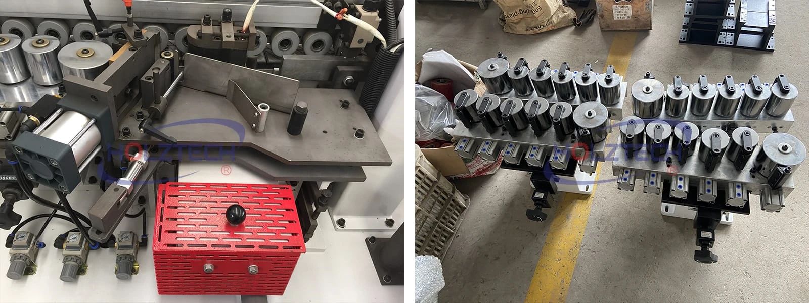 5.High quality glue pot covered by Teflon to avoid glue sticking on glue pot. Pressing rollers with scrapers to remove glue from the rollers. 