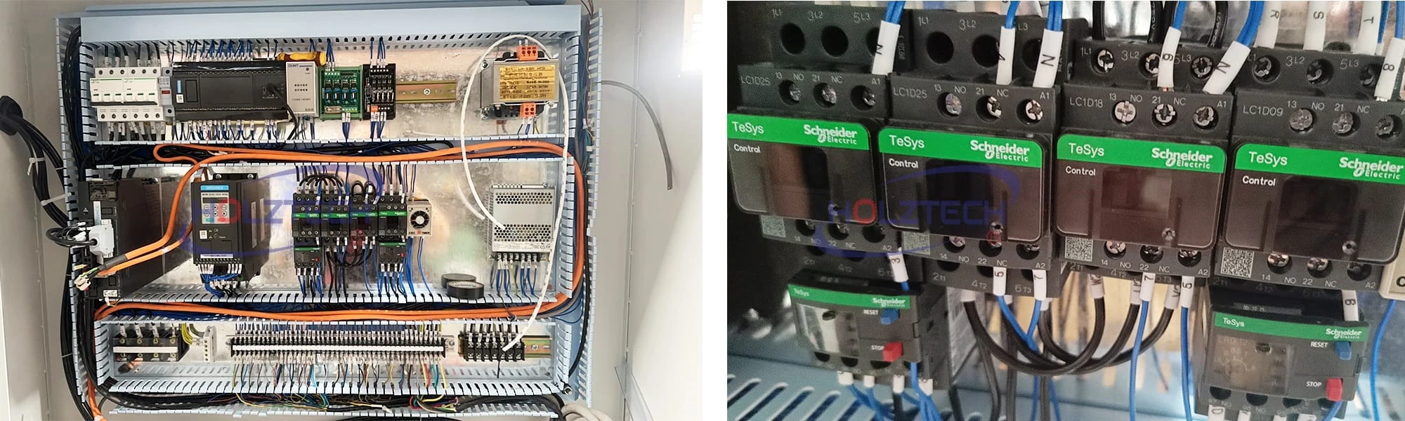 7. Electrical components are from Schneider