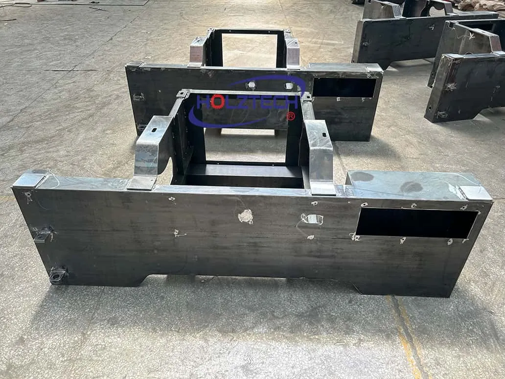 6mm thick strong machine body steel，smoothly cut by CNC laser cutting machine with less welding.