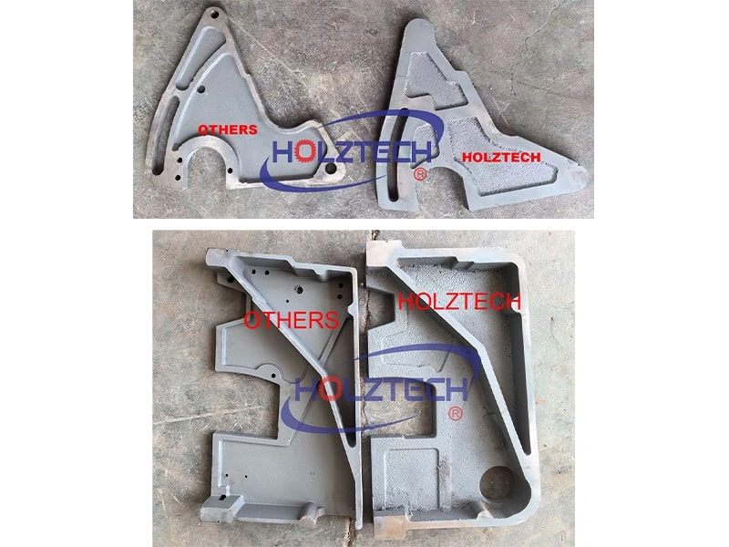 Stronger cast components than others. 