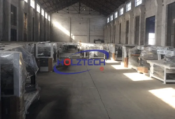 Multiple boring machines stock in warehouse.