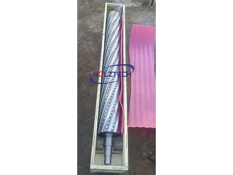 8 lines spiral planing shaft with 432pieces blades.