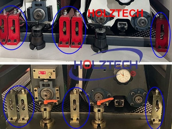 Integrated castingpressing rolls base is stronger than welding base.