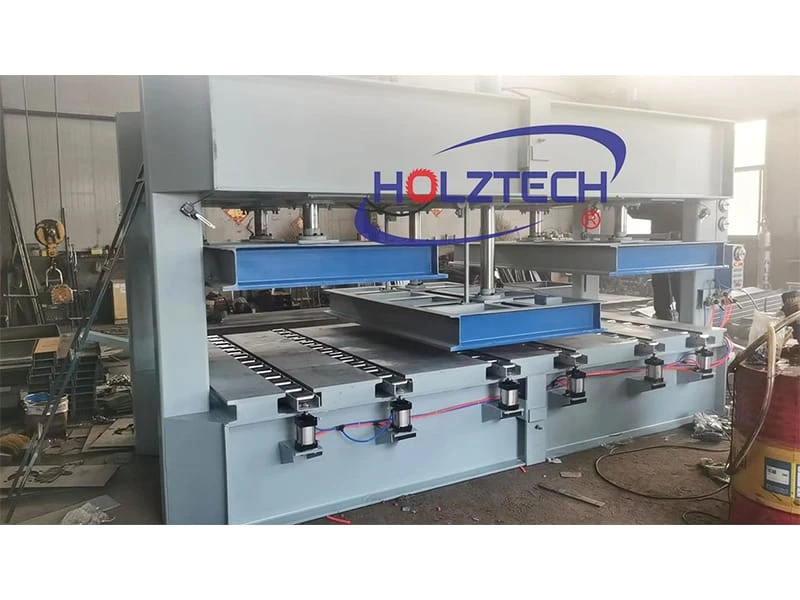 Separating press platens