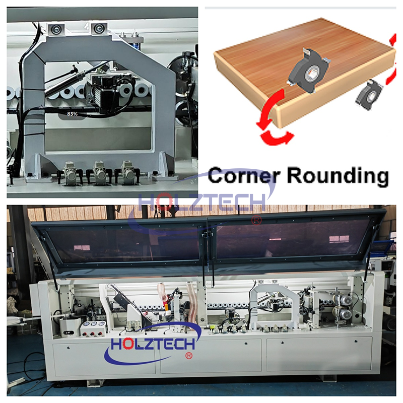 Edge Bander with Corner Rounding