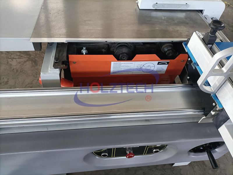 Holztech MJ6116TY: Compact Sliding Table Saw for Small Workshops