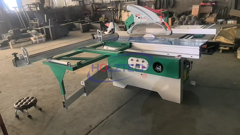 Holztech MJ6116TY: Compact Sliding Table Saw for Small Workshops