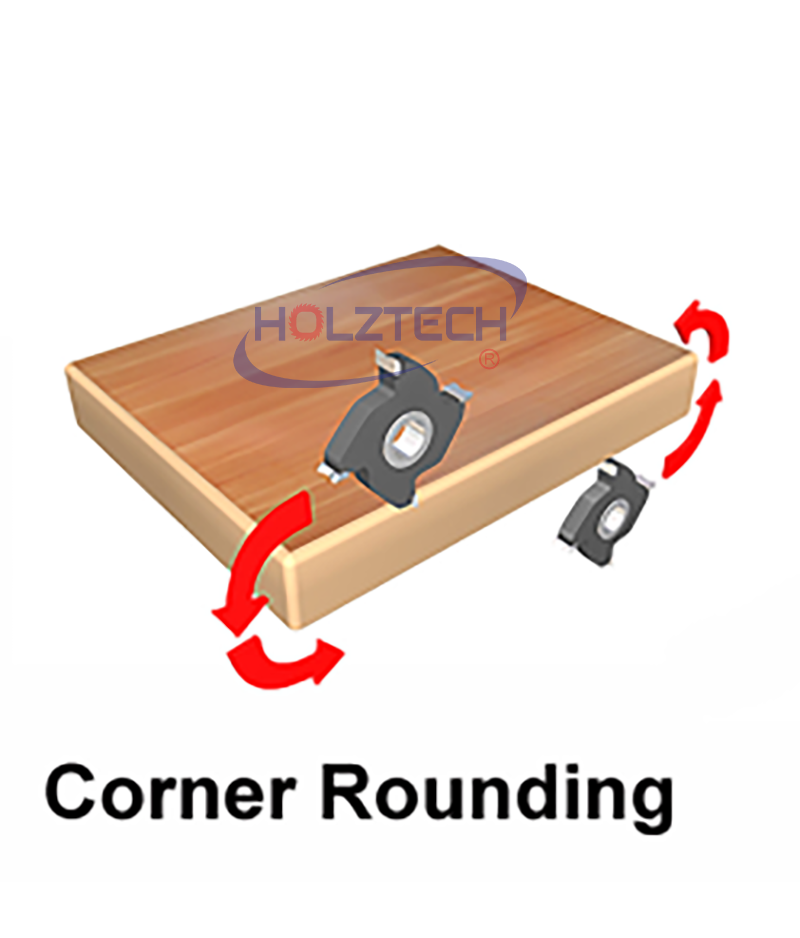 Fully Automatic Edge Bander with Pre-milling and Corner Rounding
