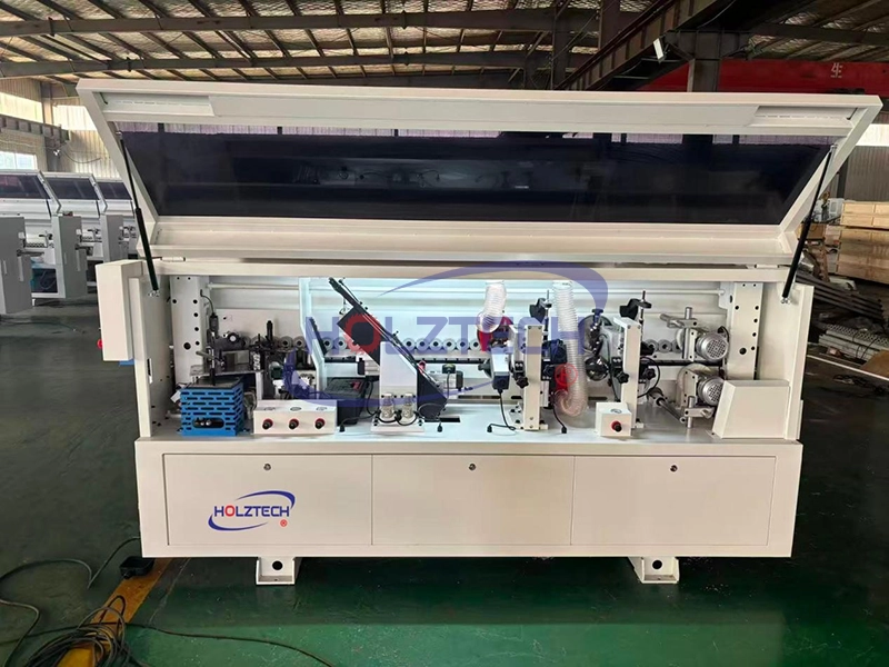 HT600A Full-Automatic 5-Function Edge Banding Machine Makes a Grand Debut, Empowering Woodworking Intelligent Manufacturing with Exquisite Details