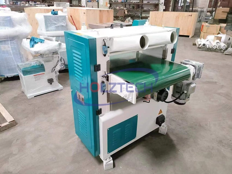 Holztech Automatic Thickness Planer: Variable-Frequency Drive for Infinite Feed Speed Control