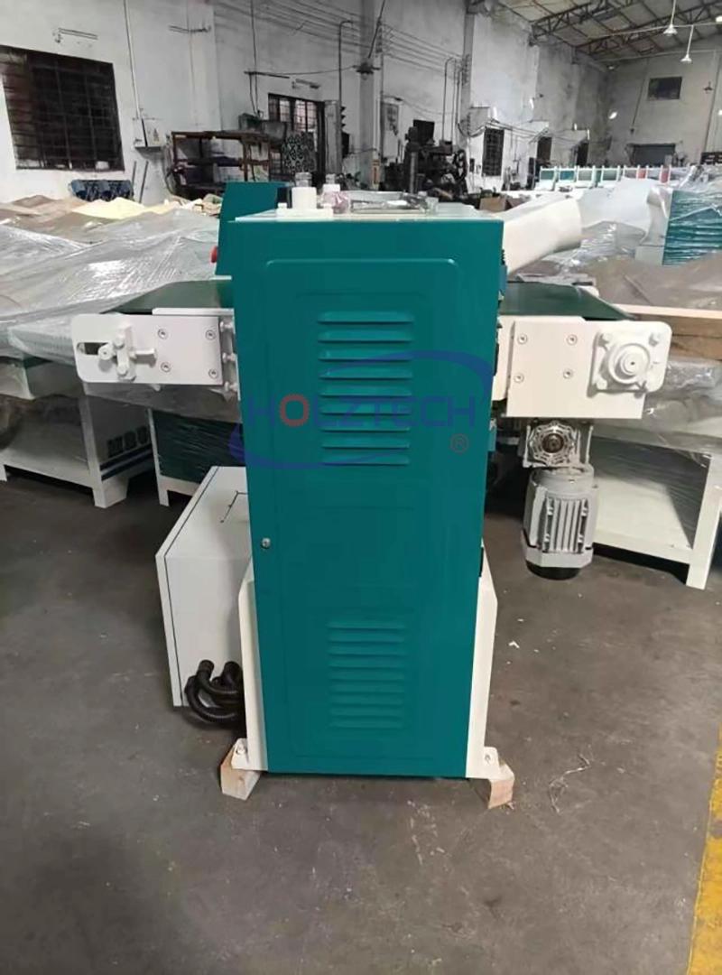 Holztech Automatic Thickness Planer: Variable-Frequency Drive for Infinite Feed Speed Control