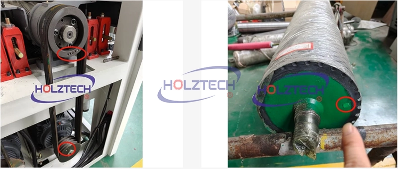HOLZTECH R-RP630 Wide Belt Sander For Wood Panel Fine Sanding