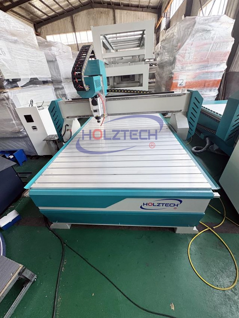 Holztech CNC Router: Aluminum Worktable with Clamping System
