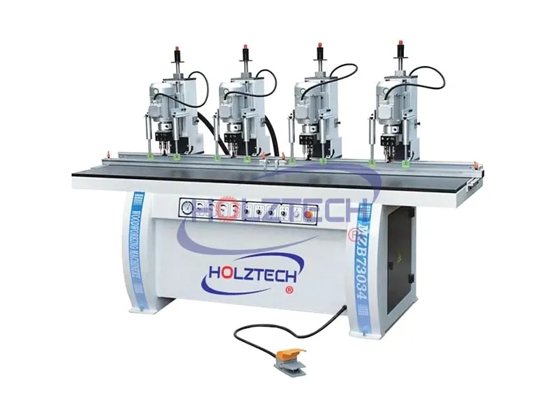 Four-Head Hinge Boring Machine Improving Efficiency in Cabinet Door Production