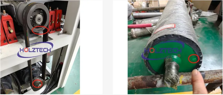 HOLZTECH R-RP1300 Wide Belt Wood Sanding Machine - detail image 5
