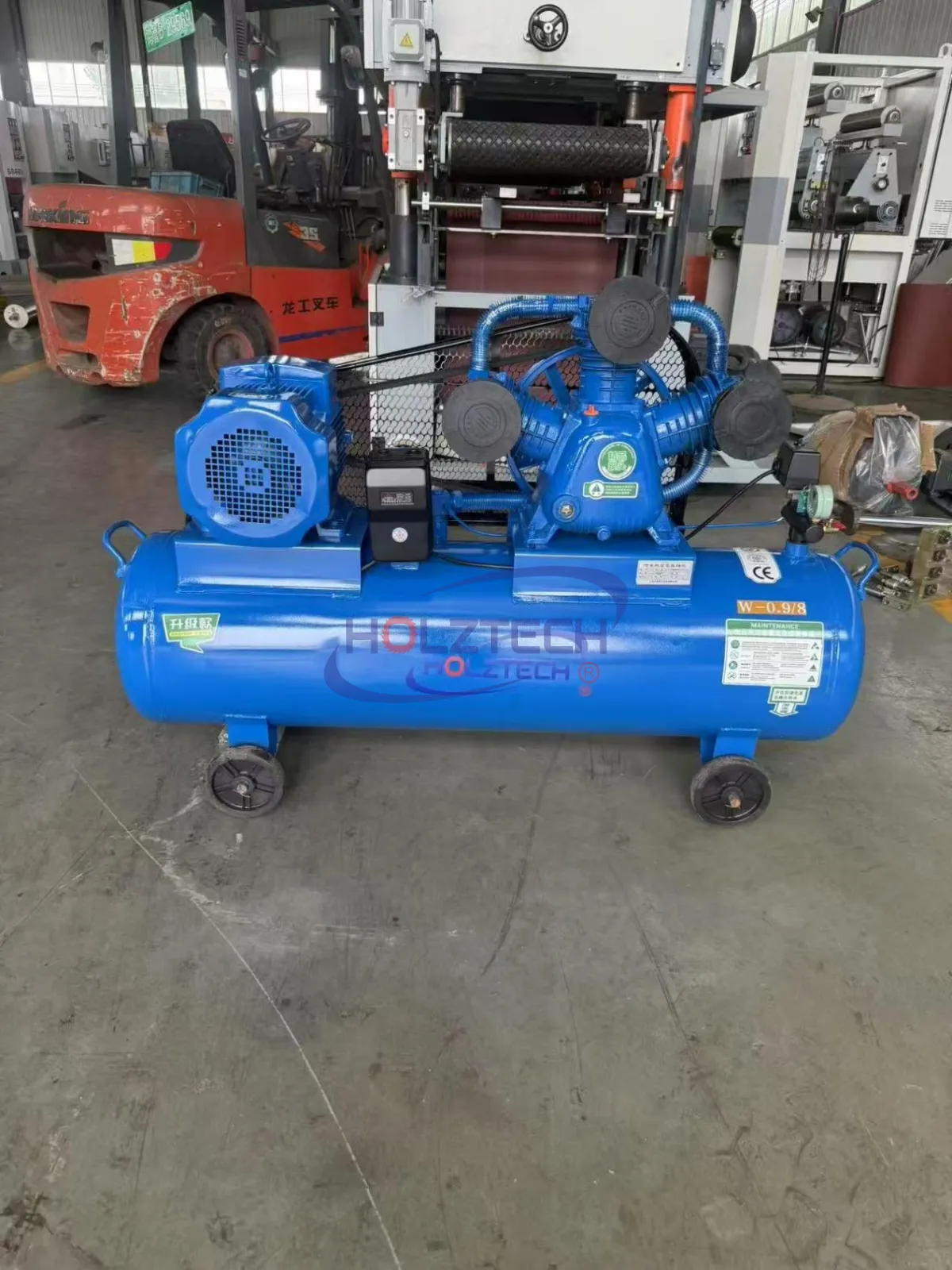HOLZTECH 5.5KW160L Industrial Piston Air Compressor - detail image 2