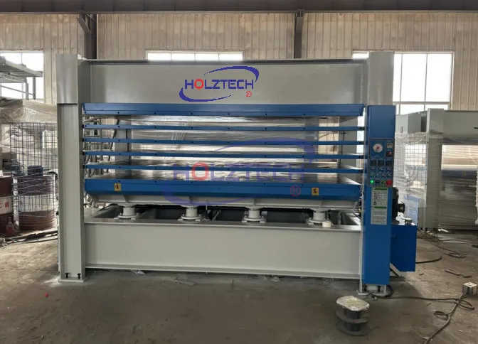 HOLZTECH Hot Press Reliable Solution for Wood-Based Panel Lamination