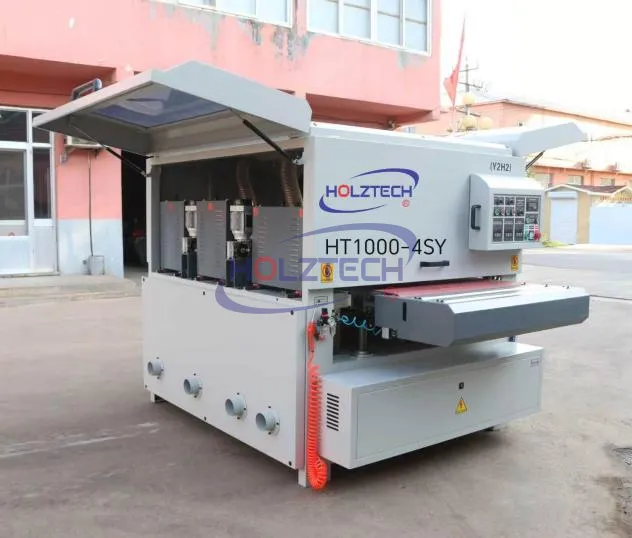 HOLZTECH Unveils New HT1000-4SY Brush Sanding Machine with Vacuum Conveyor System