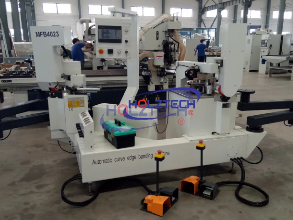 HOLZTECH Launches Patented MFB4023 Automatic Curve Edge Banding Machine for Custom Furniture Production